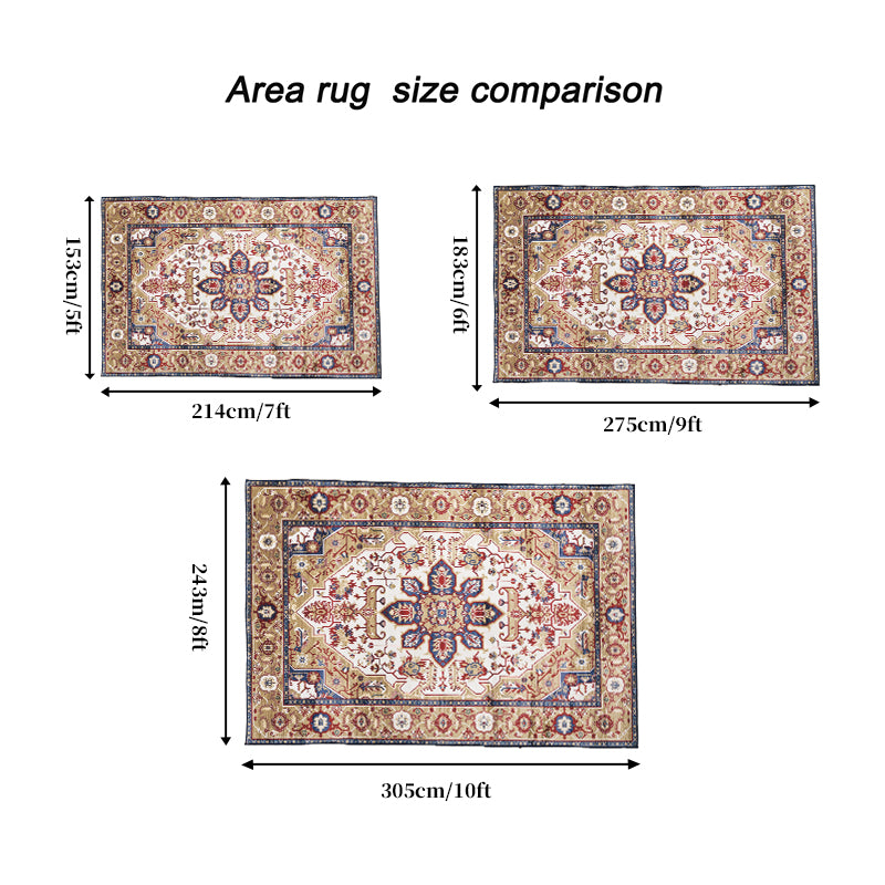 Vintage Persian Medallion Rug