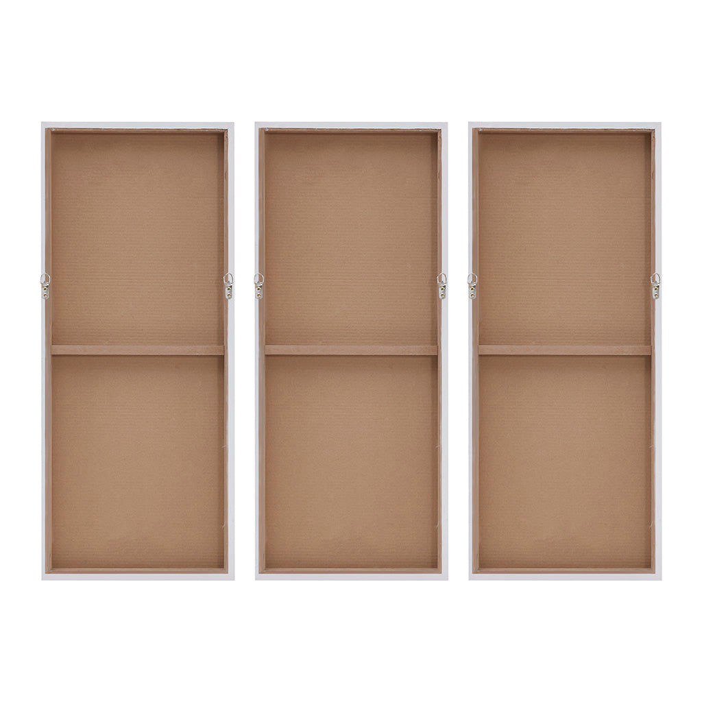 Heavily Embellished 3-piece Canvas Wall Art Set