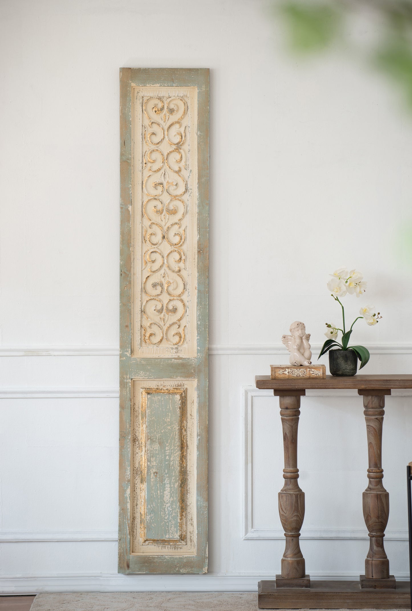 Large Wooden Rectangle Hanging Panel,