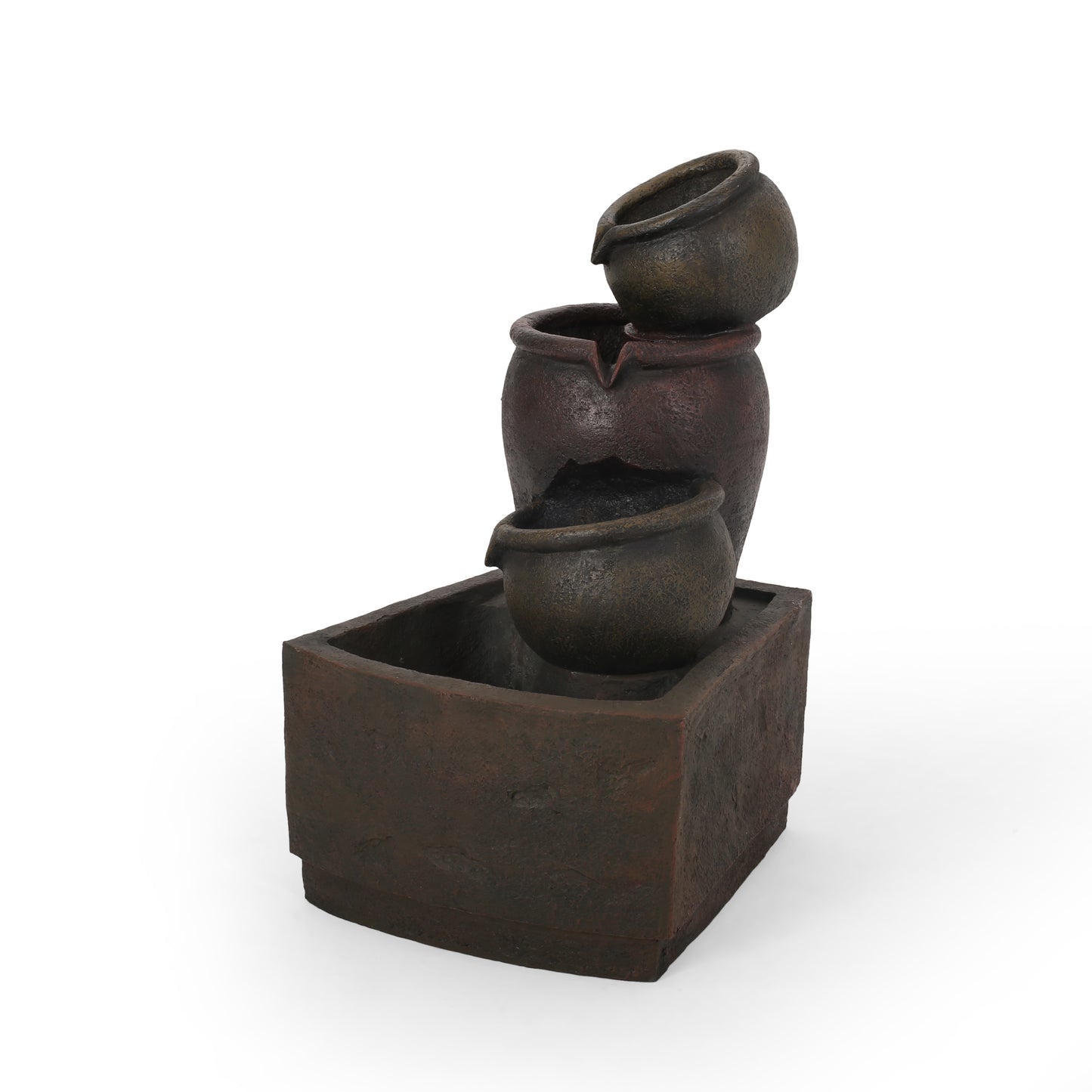 3-Tier Outdoor Fountain with LED Lights