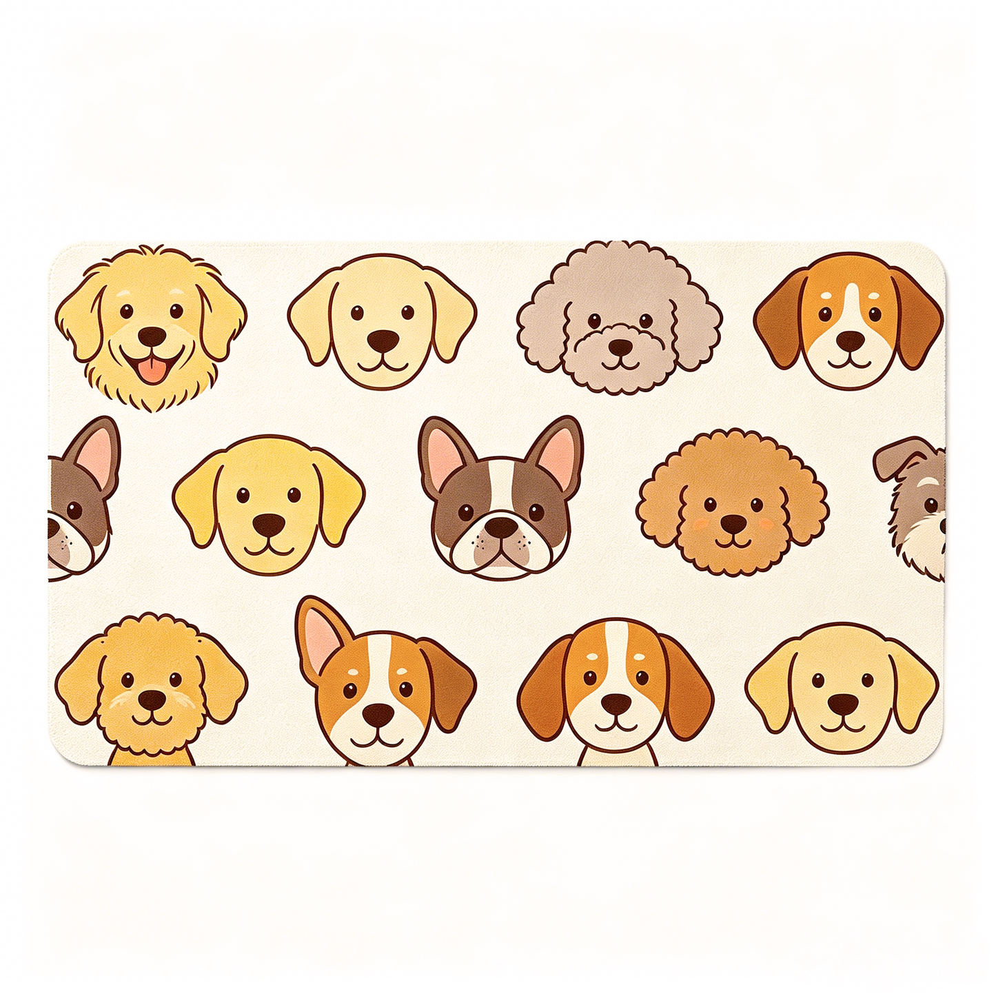 Cute Dog Bath Rug