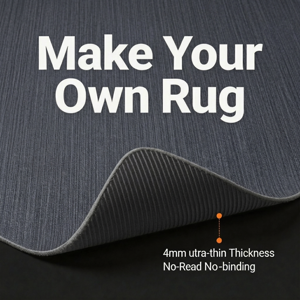 Custom Logo Rug Personalized Non Slip Thin Floor Mat Custom Design Rug for Home Business Entryway