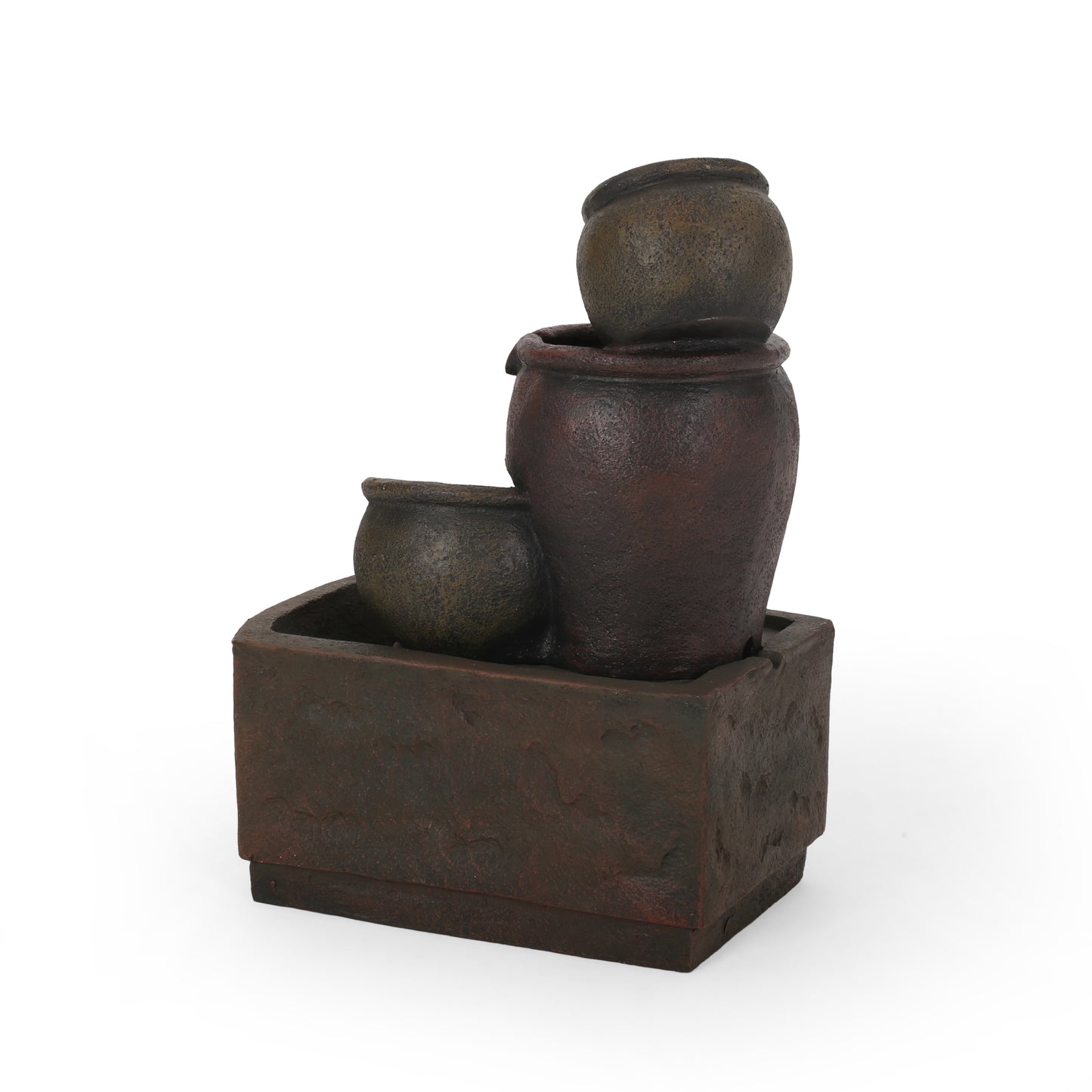 3-Tier Outdoor Fountain with LED Lights