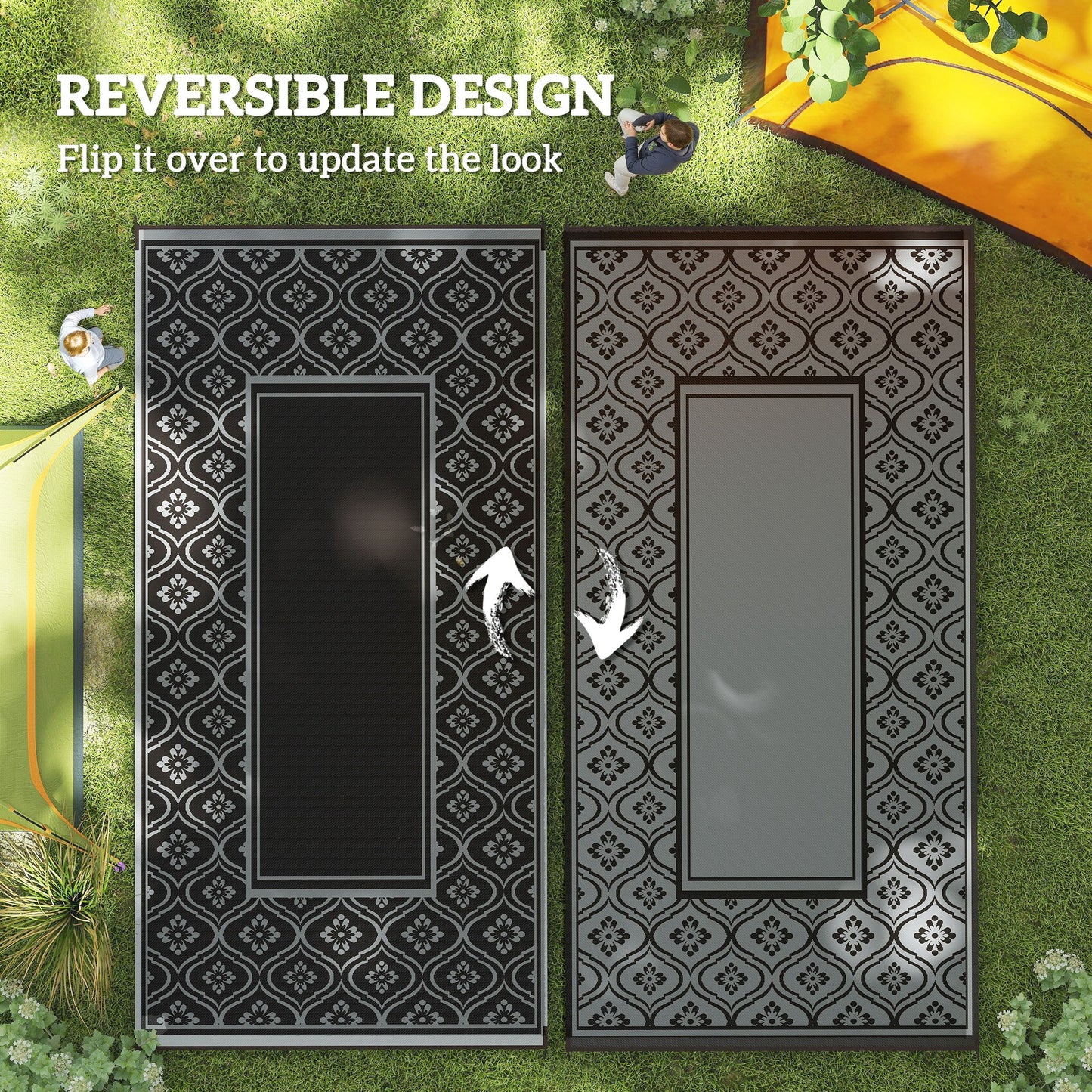 Reversible Outdoor Patio Rug
