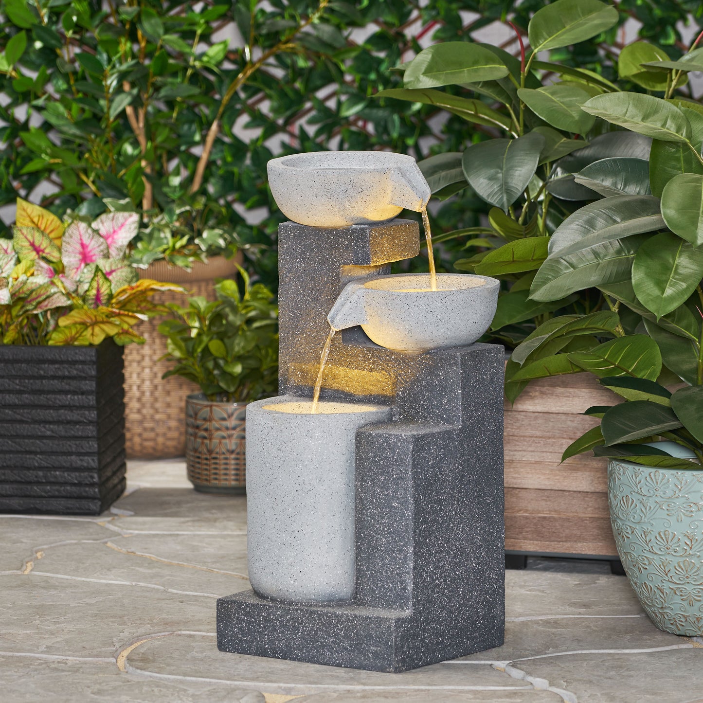 3-Tier Outdoor Fountain