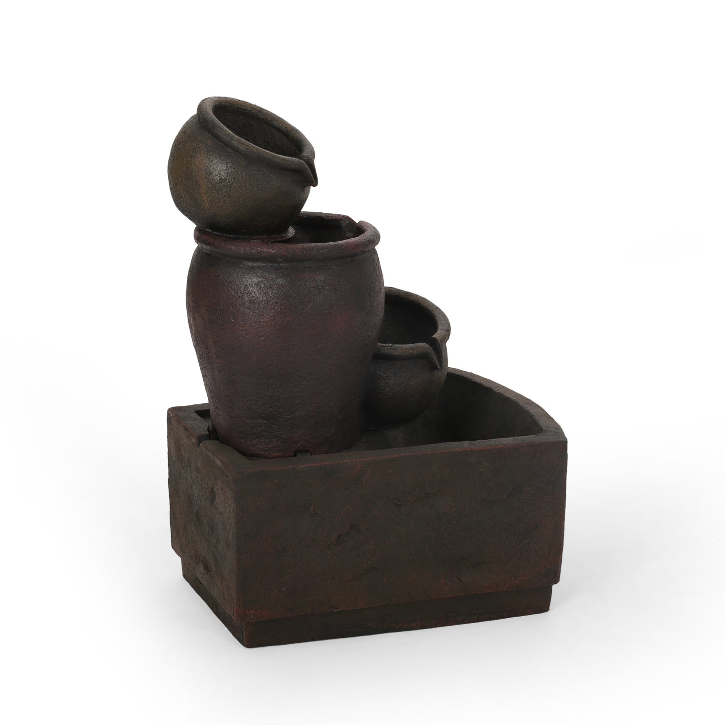 3-Tier Outdoor Fountain with LED Lights