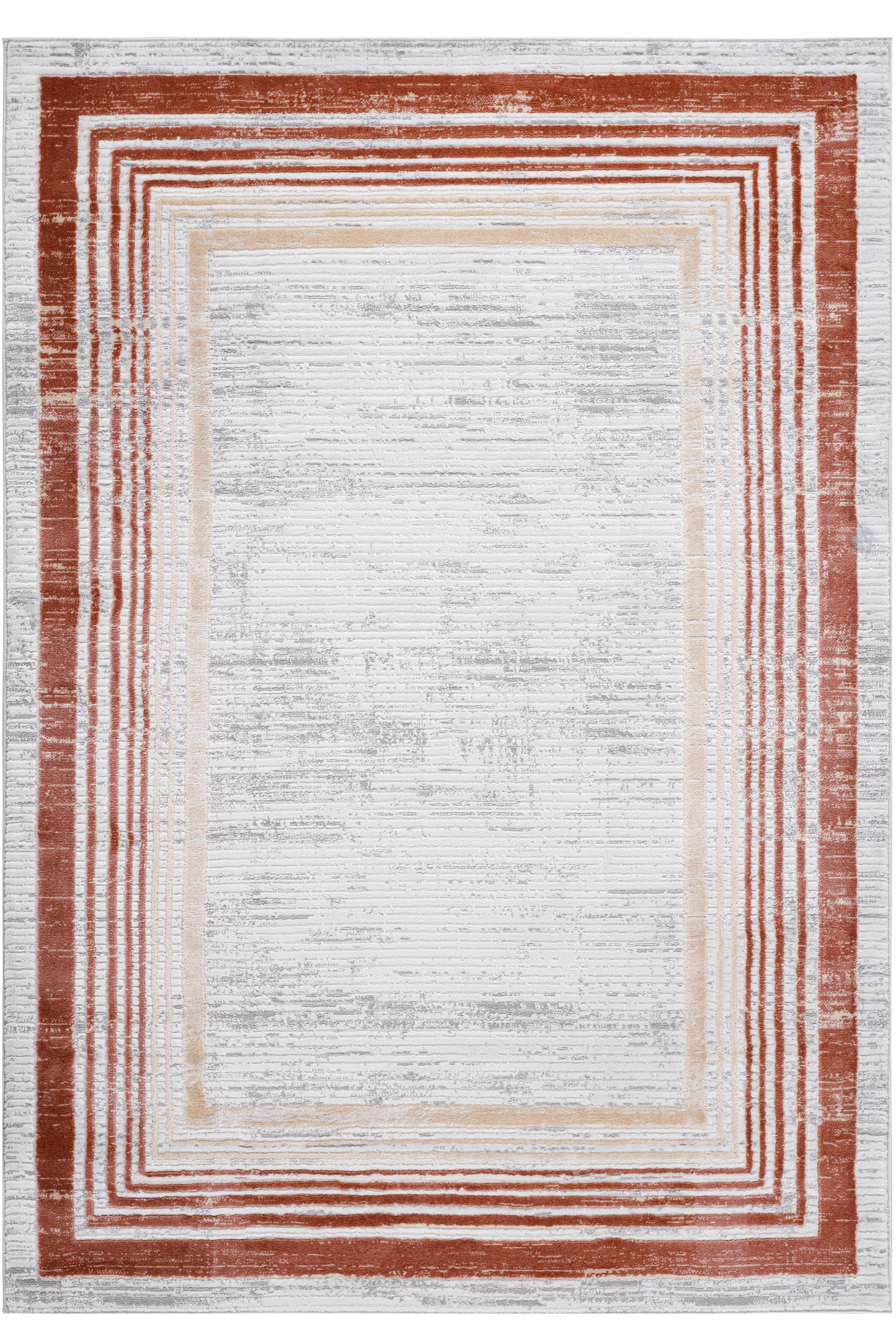 Modern Bordered Area Rug