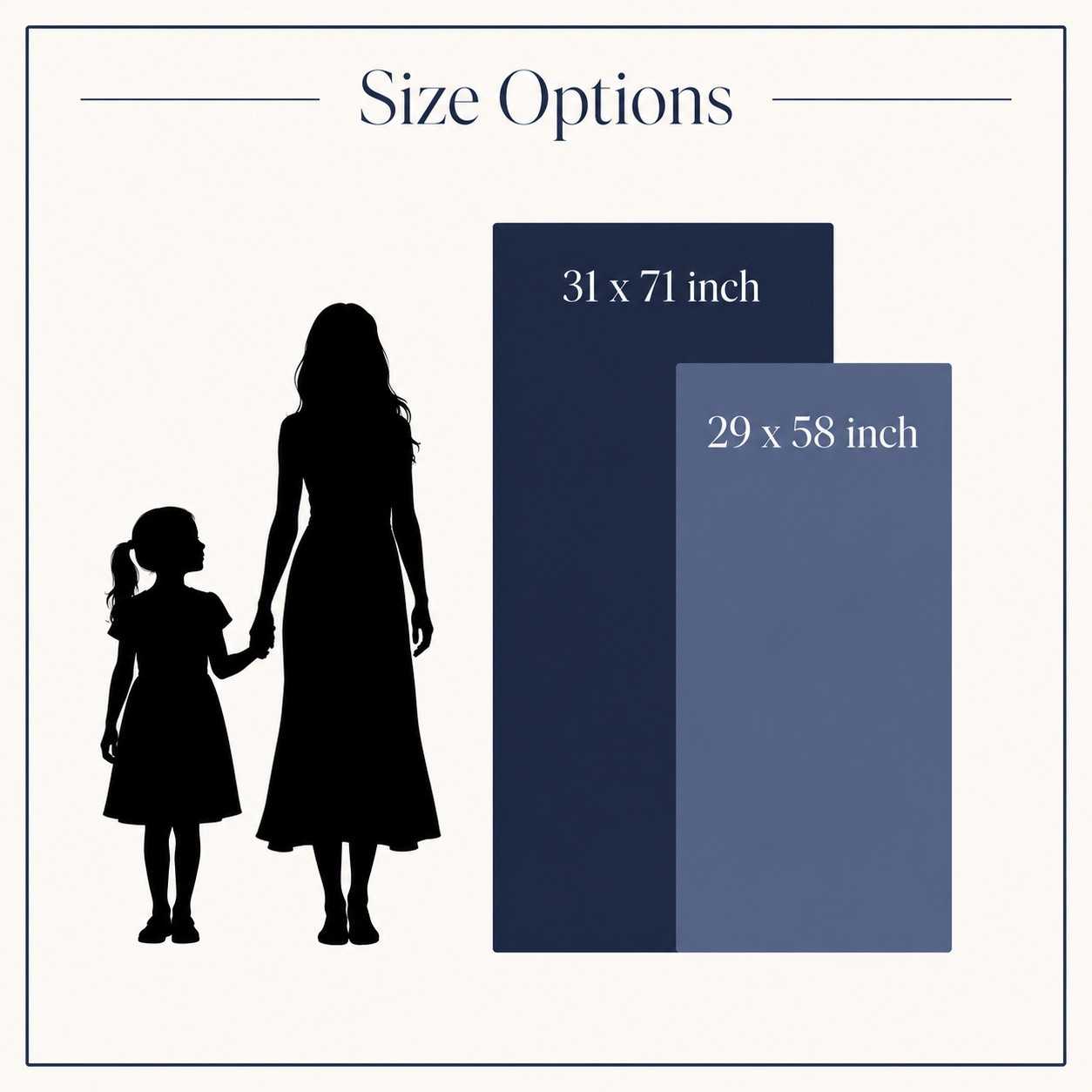 Personalized Oversized Beach Towel – Custom 31" × 71" or 29" × 58" Microfiber Terry Towel