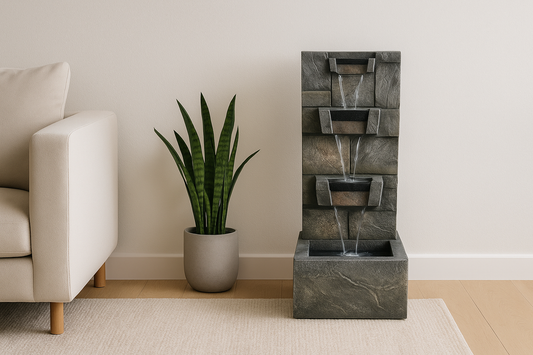 Modern Tiered Waterfall Fountain