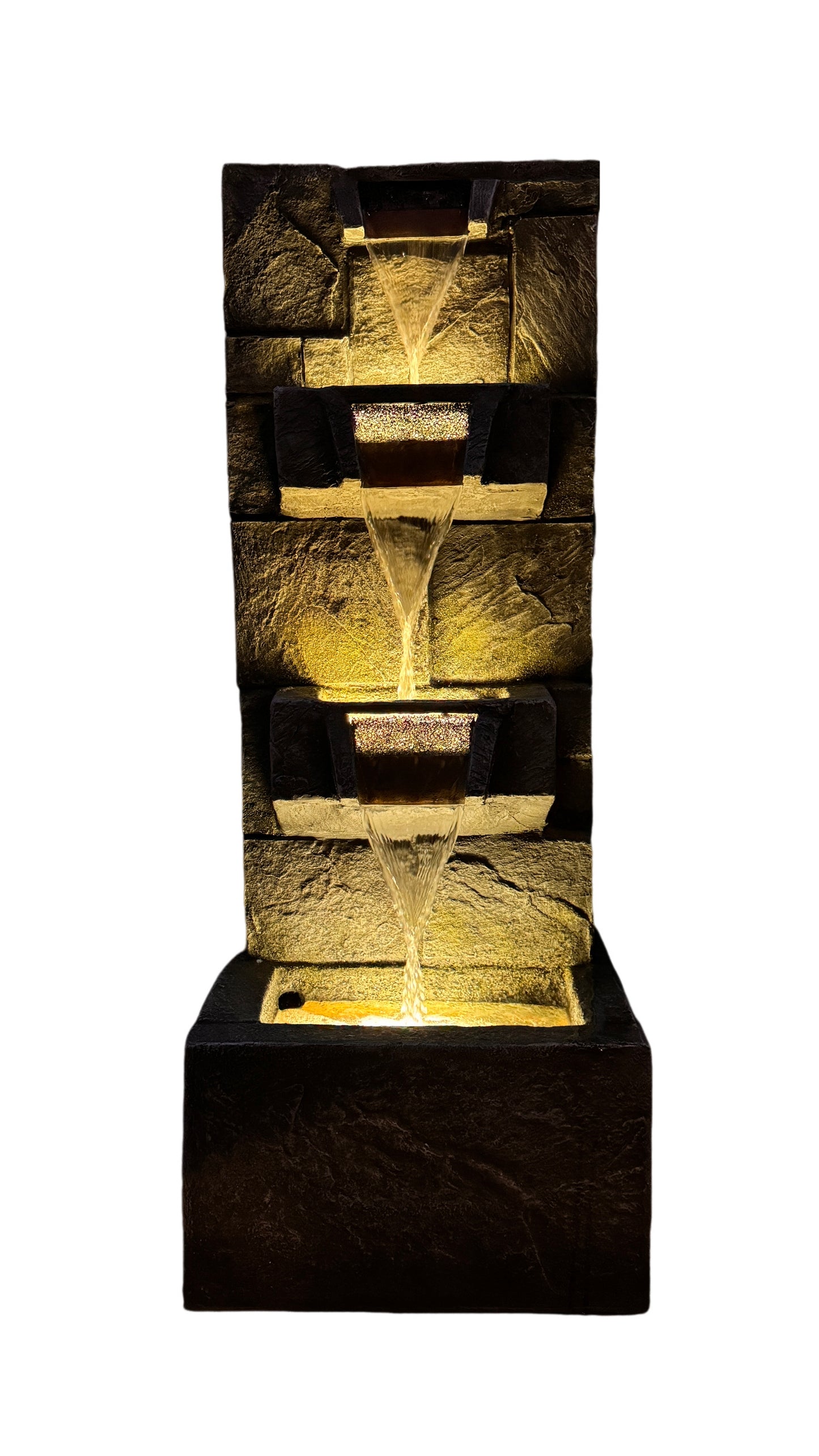 Modern Tiered Waterfall Fountain