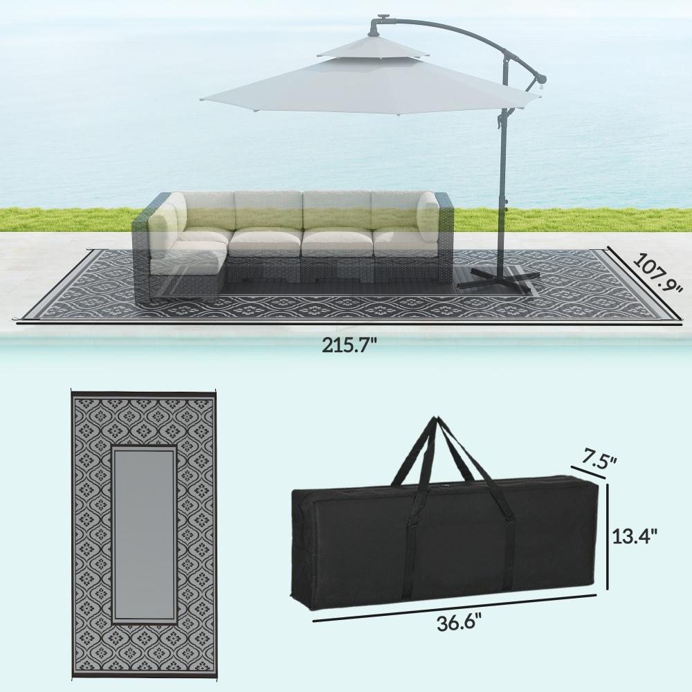 Reversible Outdoor Patio Rug