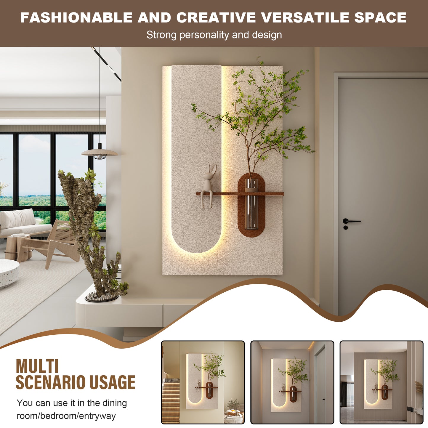 3D Art Sculpture Wall Decor