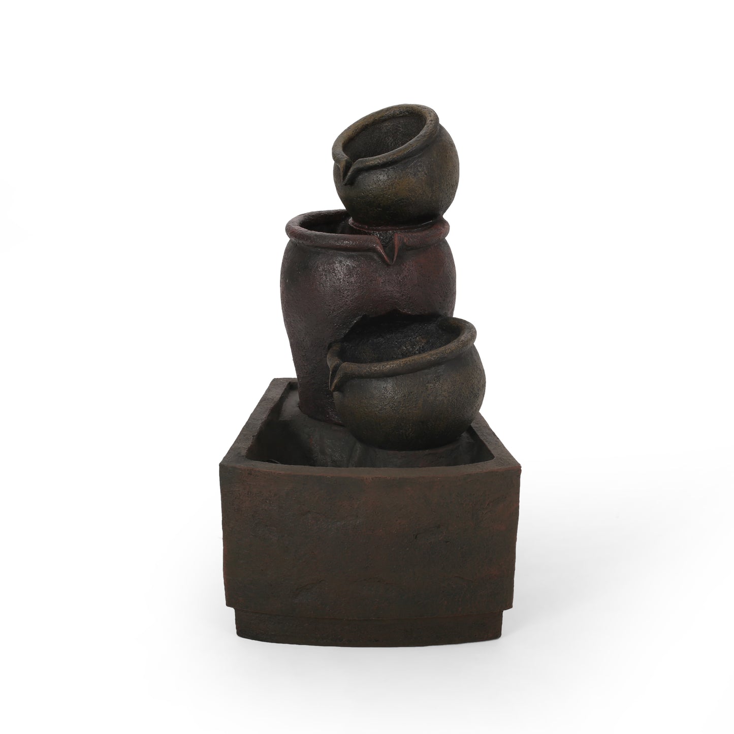 3-Tier Outdoor Fountain with LED Lights